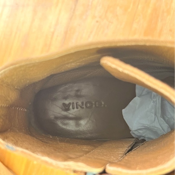 Vince Halle Suede Chunky Heel Boot - Picture 9 of 12